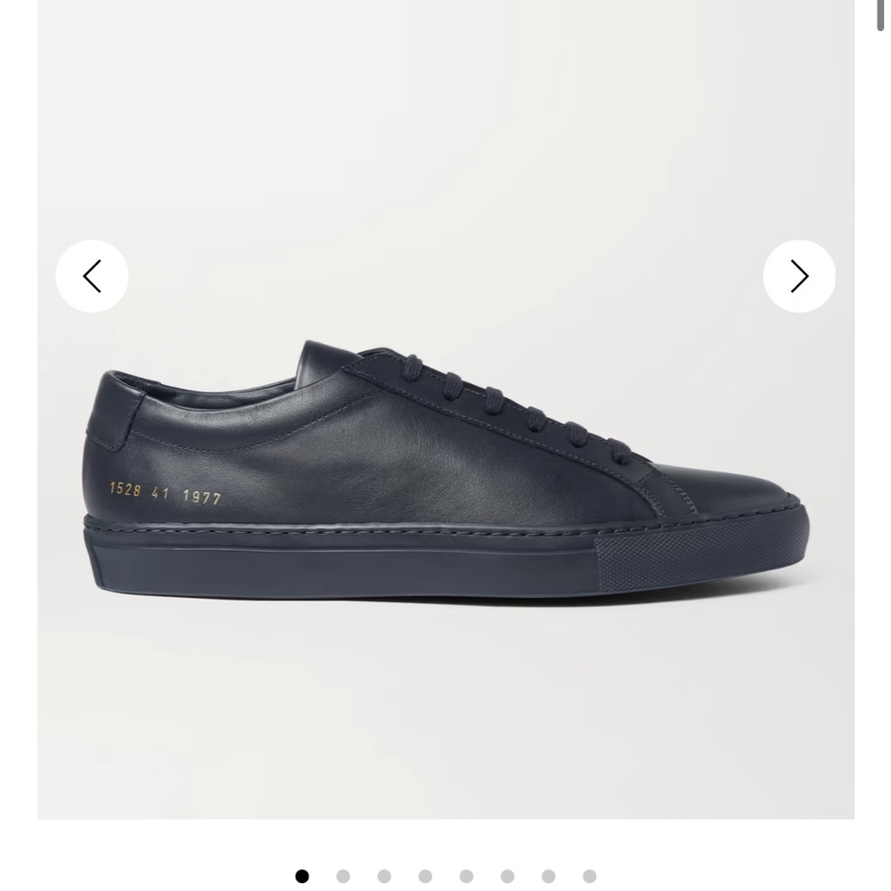 Men’s navy Common Projects - size 43 equivalent to men’s 11